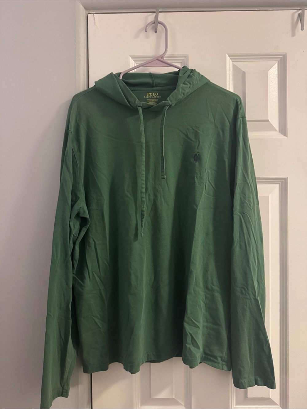 Polo by Ralph Lauren Forest Green Hooded Long-Sleeve Tee
